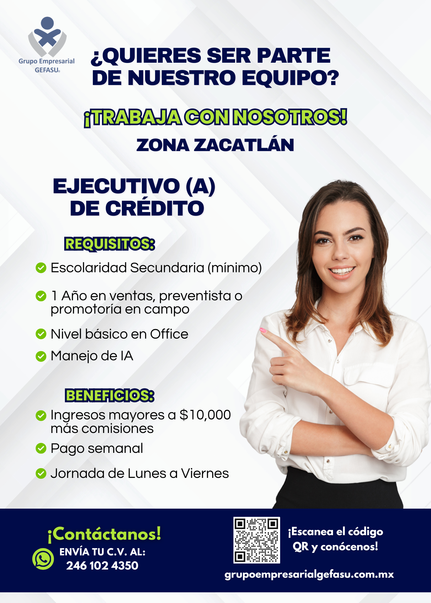 Vacante Ejecutivo de Crédito