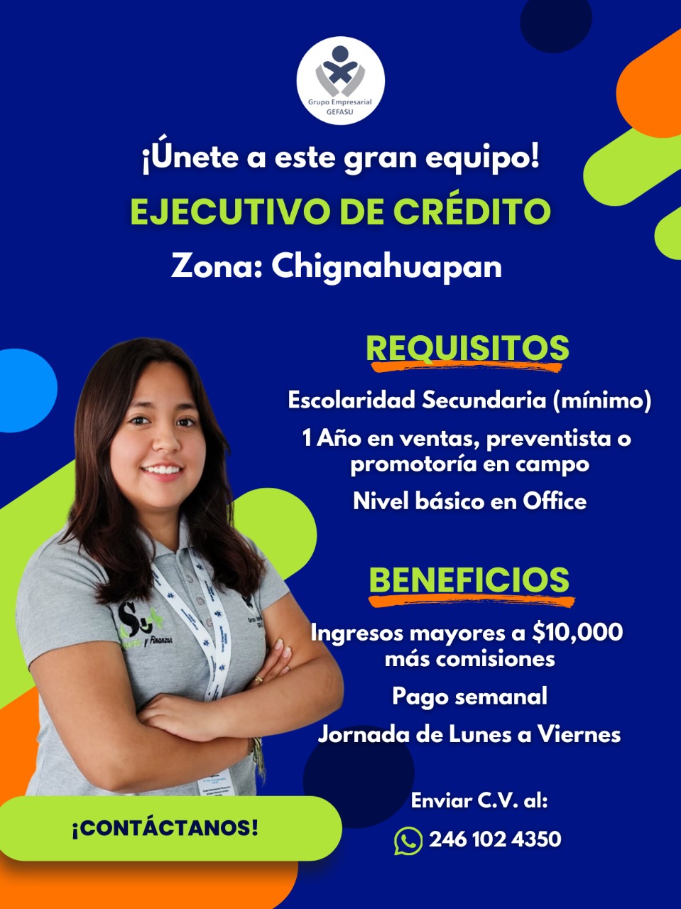 Vacante Ejecutivo de Crédito